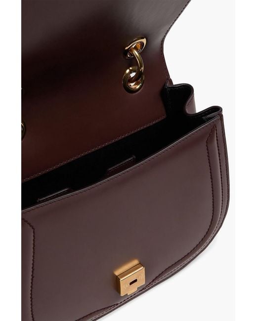 Dolce & Gabbana Brown Dg Amore Leather Cross-body Bag