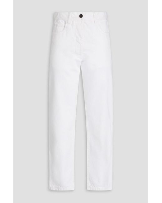 Giuliva Heritage White High-rise Straight-leg Jeans