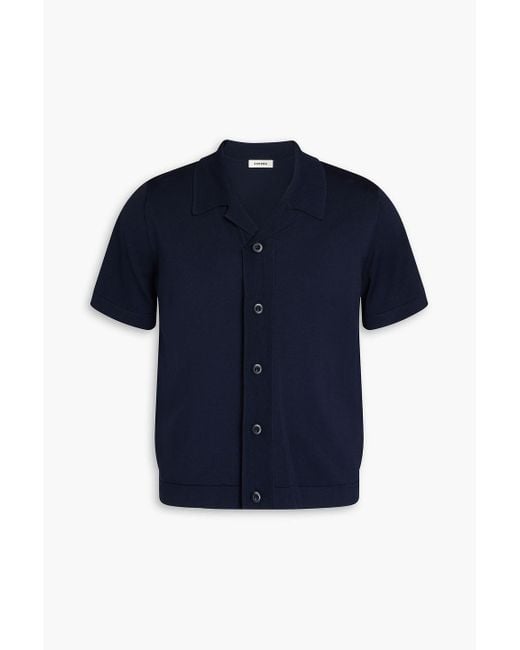 Sandro Blue Knitted Shirt for men