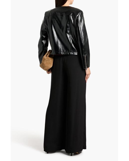 Theory Black Glossed Jacket