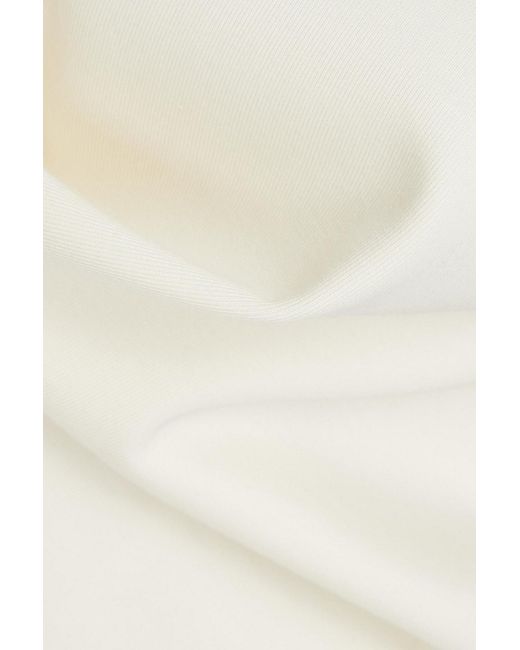 Theory White Jersey Turtleneck Top