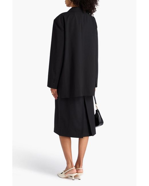 Theory Black Wool-blend Blazer