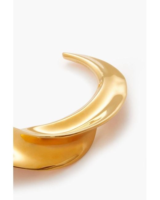 Zimmermann Metallic Twisted Gold-tone Cuff