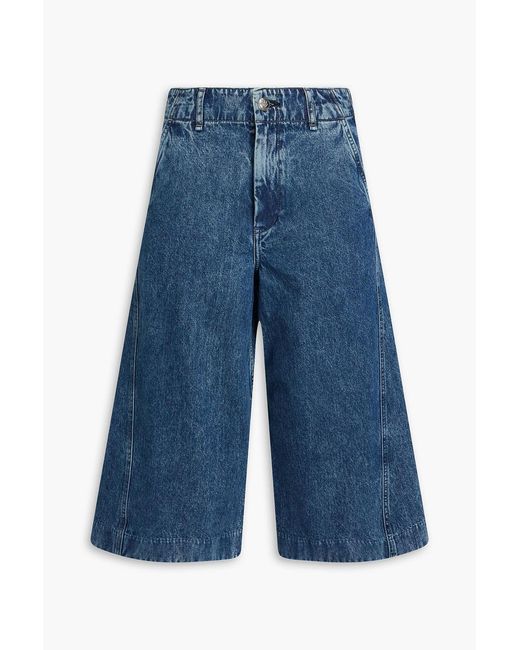 Rag & Bone Blue Jamie Denim Culottes
