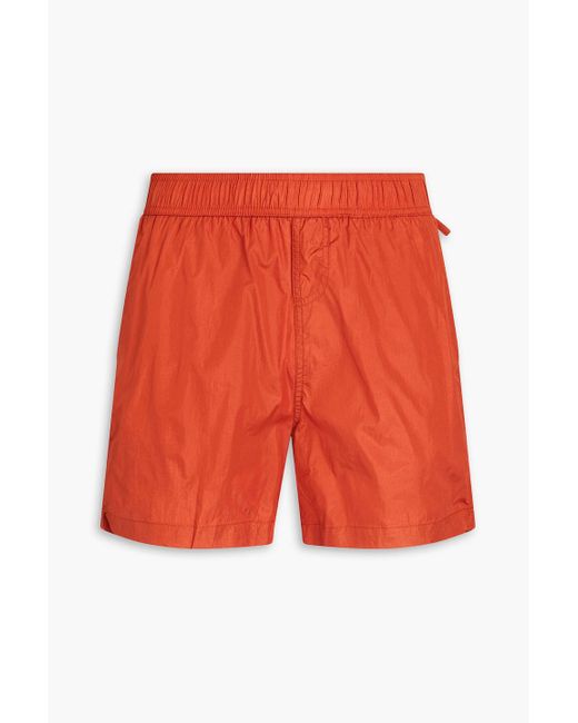 Onia Red Mid-length Swim Shorts for men