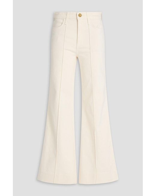 Rag & Bone Natural Skylar High-Rise Flared Jeans