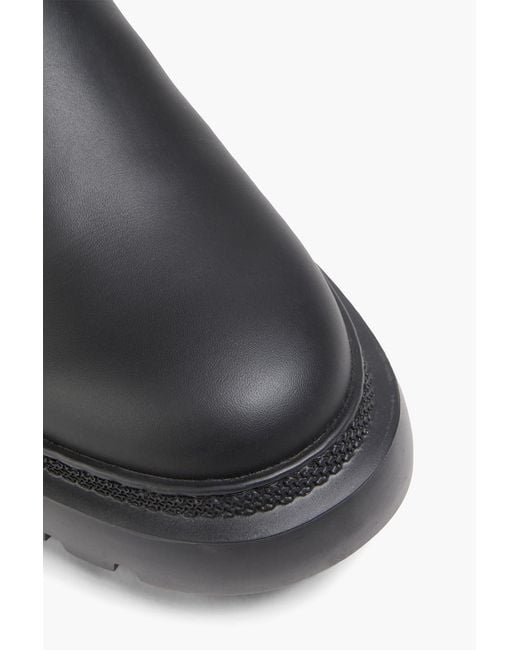 Bally Black Gaila Leather Knee Boots