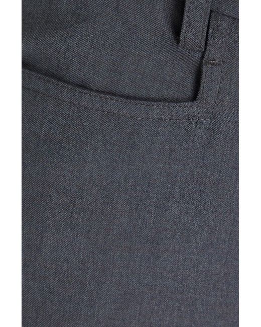 REMAIN Birger Christensen Blue Twill Flared Pants
