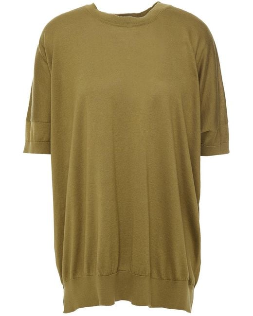 John Smedley Green Paddington Cotton Sweater