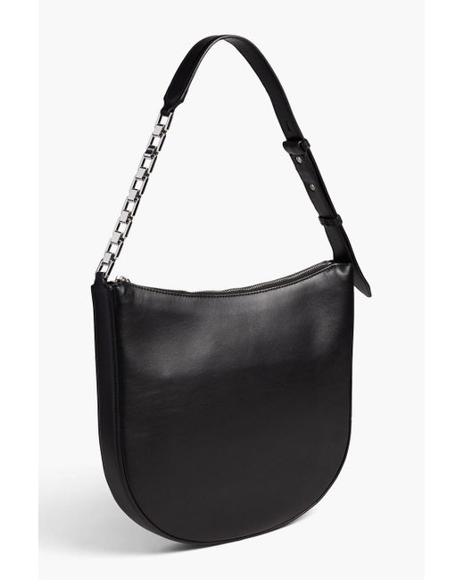IRO Black Arc Leather Shoulder Bag