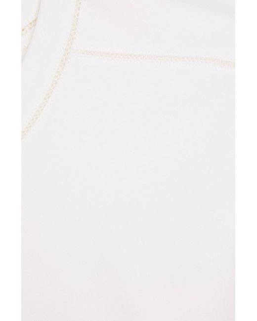 Theory White Jersey Top