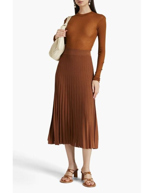 BITE STUDIOS Brown Cotton-jersey Top