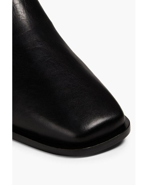 Sam Edelman Black Thelma Leather Ankle Boots
