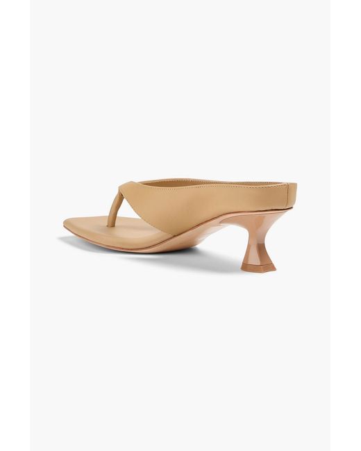STUDIO AMELIA Natural Angela 50 Leather Sandals