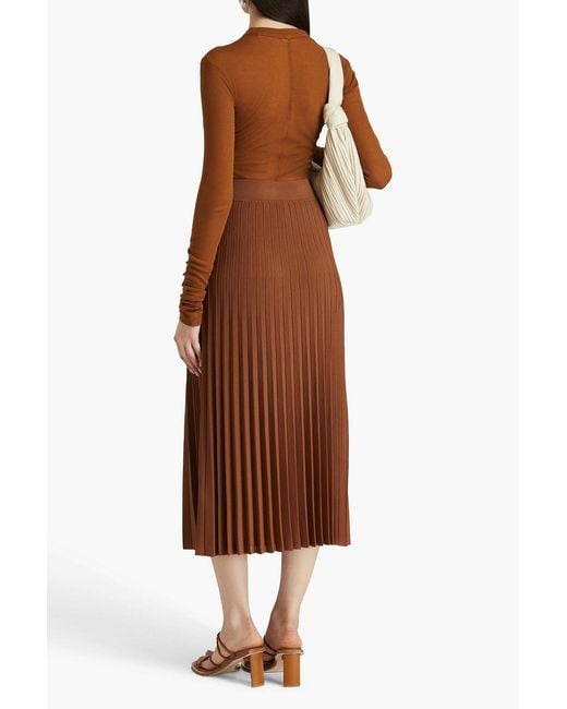 BITE STUDIOS Brown Cotton-jersey Top