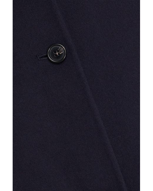 Theory Blue Wool And Cashmere-blend Jacket