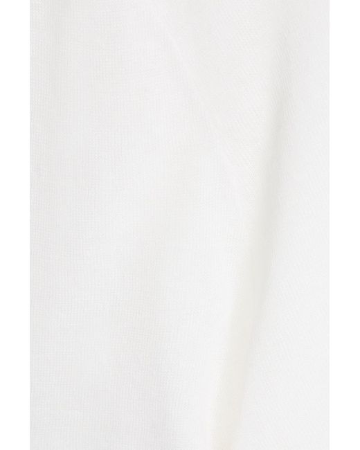 James Perse T-shirt aus einer leinenmischung in White für Herren