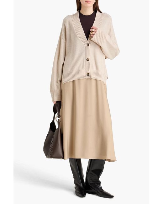 Loulou de Saison Natural Kaia Cashmere Cardigan