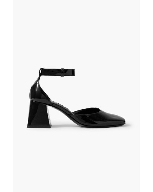 By Far Black Judy Patent-leather Mary Jane Pumps