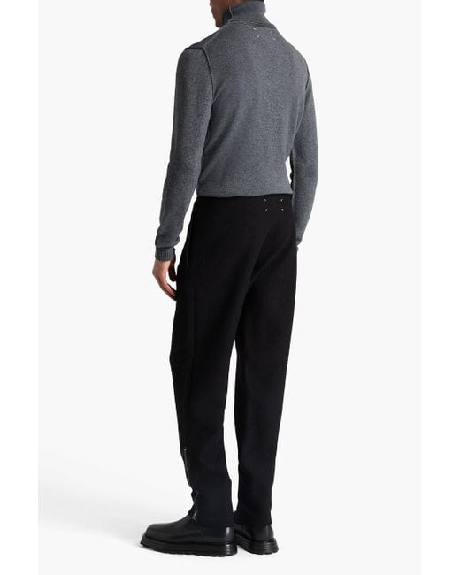 Maison Margiela Rollkragenpullover aus wolle in Gray für Herren