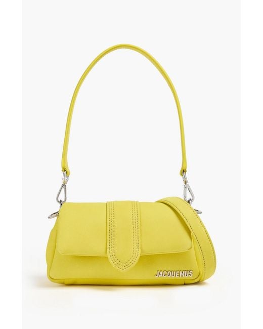Jacquemus Yellow Le Petit Bambimou Nubuck Cross-body Bag