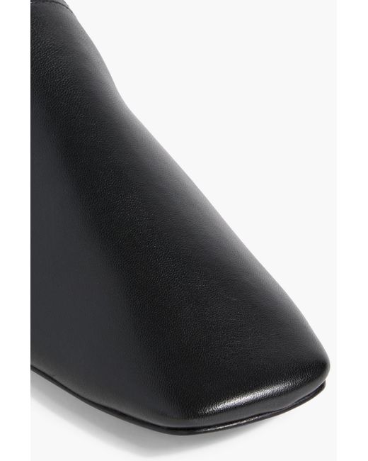 A.Emery Black Delphine Leather Loafers