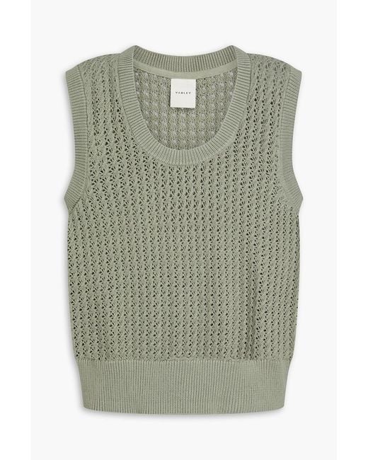 Varley Green Cotton Vest