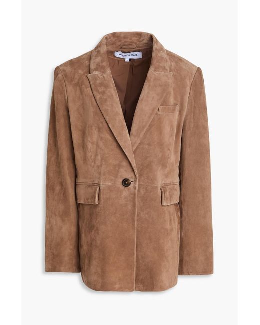 Veronica Beard Brown Suede Blazer