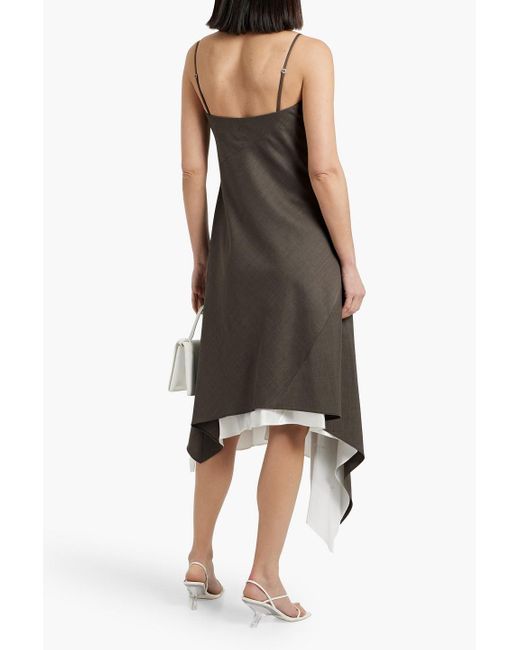 helmut lang asymmetrical dress Helmut Lang Scarf Hem Dress