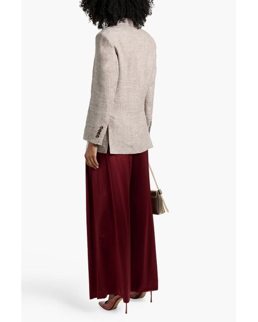 Brunello Cucinelli White Linen Blazer