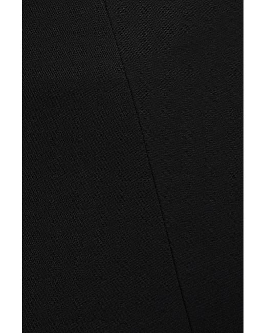 Loulou de Saison Black Talia Twill Wide-leg Pants