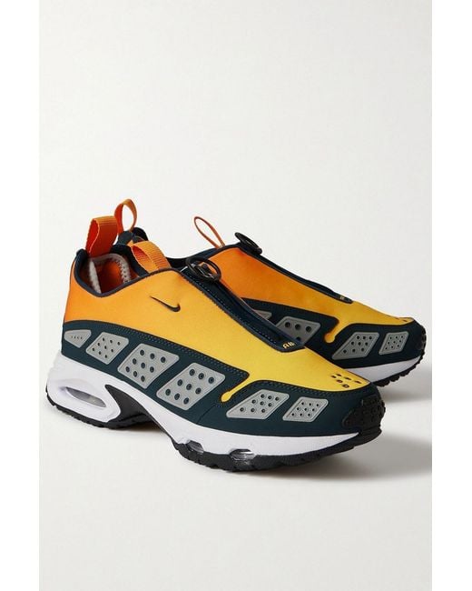 Nike Blue Air Max Sndr Rubber-Trimmed Scuba Sneakers for men