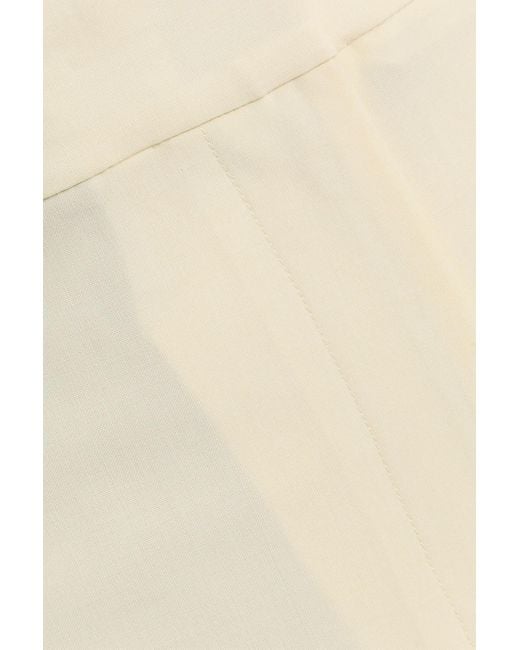 Tibi Natural Woven Shorts