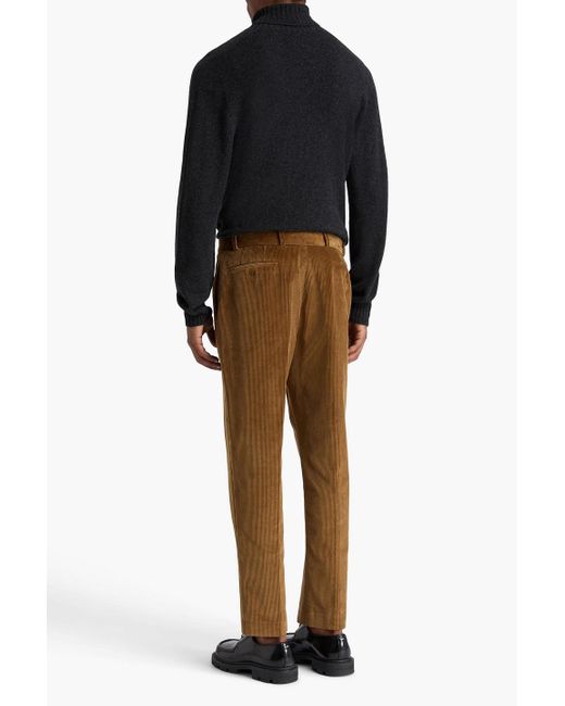 Officine Generale Karottenhose "shoche" aus baumwollcord in Brown für Herren