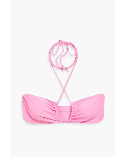 Magda Butrym Pink Bikini Top