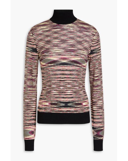 Missoni Natural Space-dyed Wool Turtleneck Sweater
