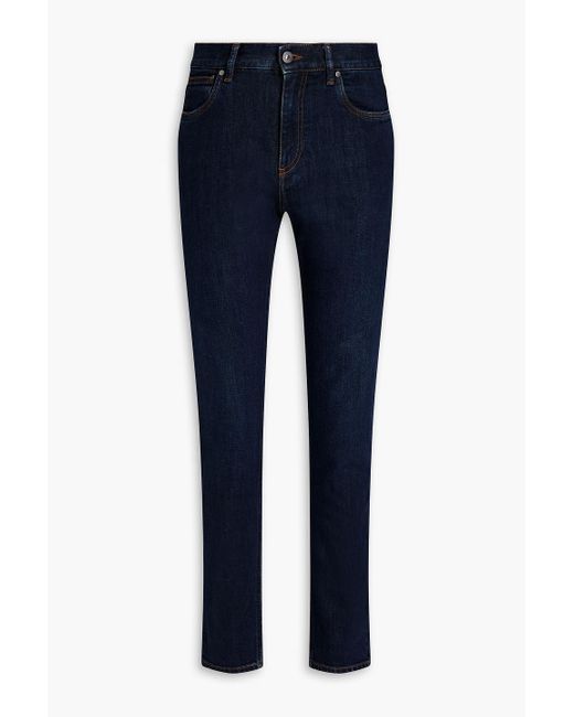 Ermenegildo Zegna Blue Slim-fit Denim Jeans for men