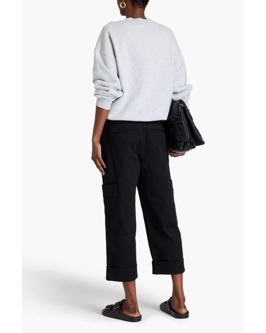 Vince Black Cargohose aus twill aus einer baumwollmischung