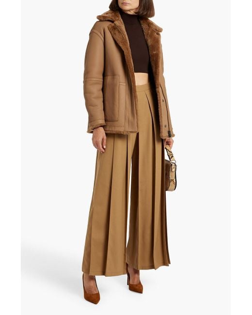 Vince Brown Reversible Shearling Jacket