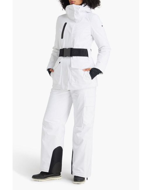 Goldbergh White Haley Belted Ski Jacket