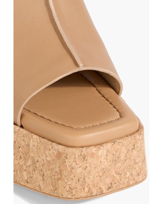 Stella McCartney White Skylar Platform Mules