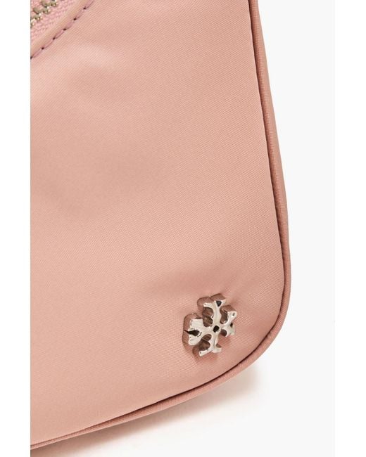 Tory Burch Pink Mercer Shell Shoulder Bag