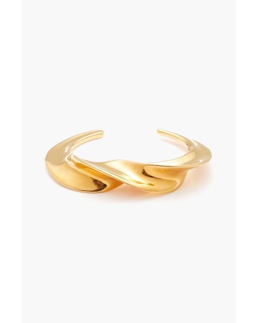Zimmermann Metallic Twisted Gold-tone Cuff