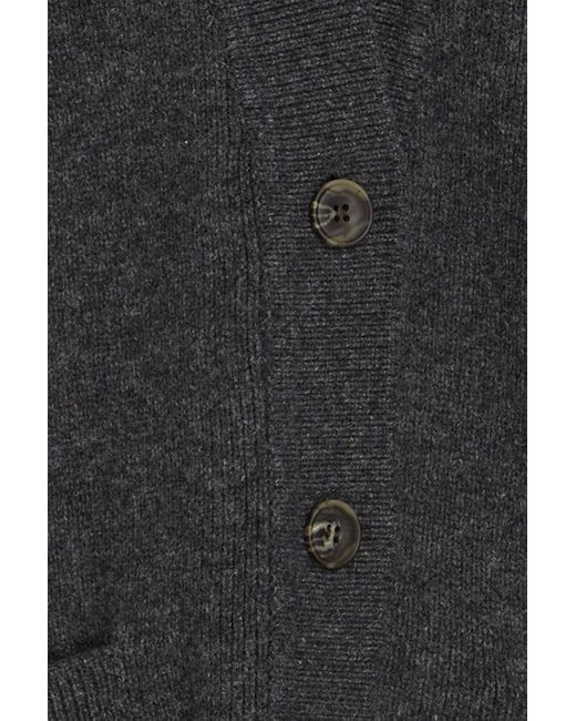 Isabel Marant Black Oversized Wool-blend Cardigan
