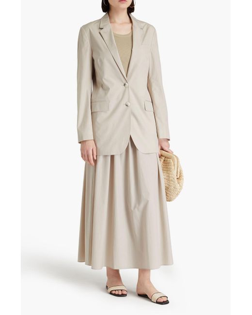 Rag & Bone Natural Odessa Cotton-Poplin Blazer