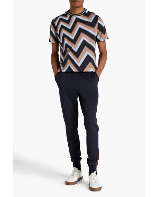 Paul Smith Tapered Jersey Sweatpants in Blue for Men | Lyst UK