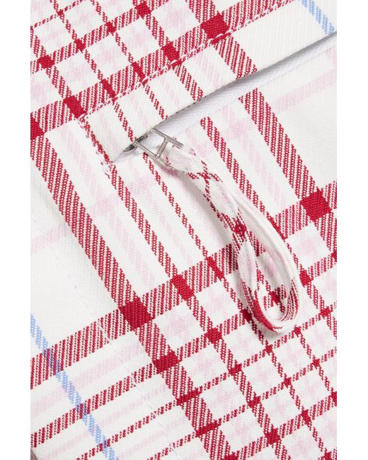 Jacquemus Pink Criollo Checked Cotton-Jacquard Overshirt for men