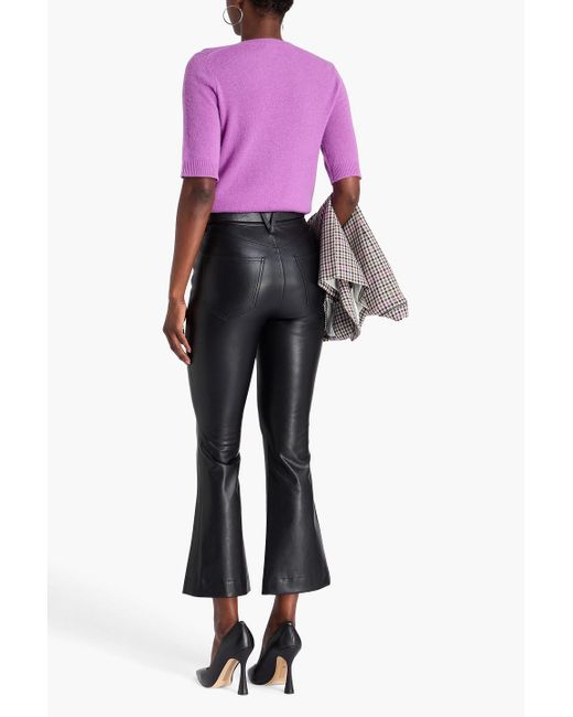 Veronica Beard Black Carson Flared Pants