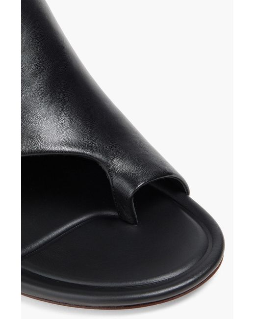 Vince Black Jasper Leather Mules