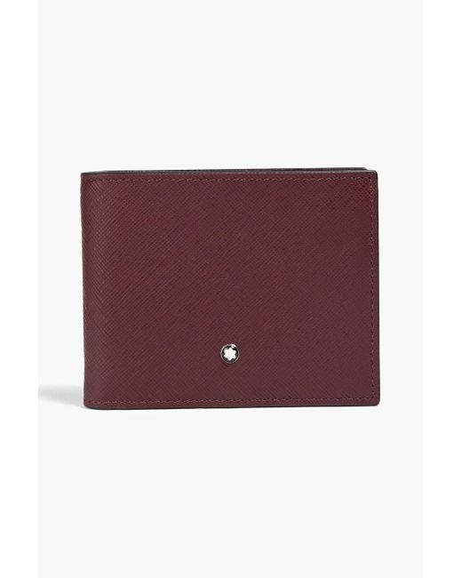 Montblanc Purple Textured-leather Wallet for men